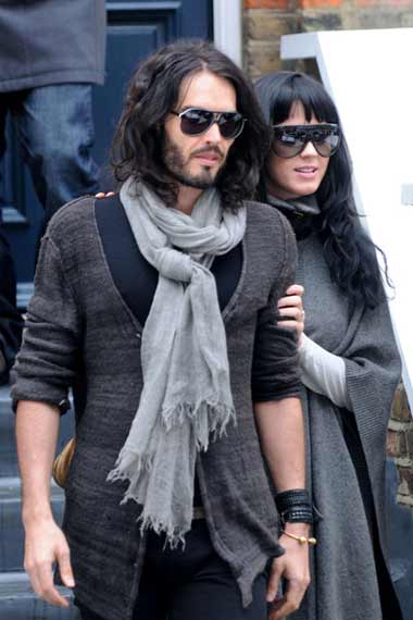 Katy Perry and Russel Brand