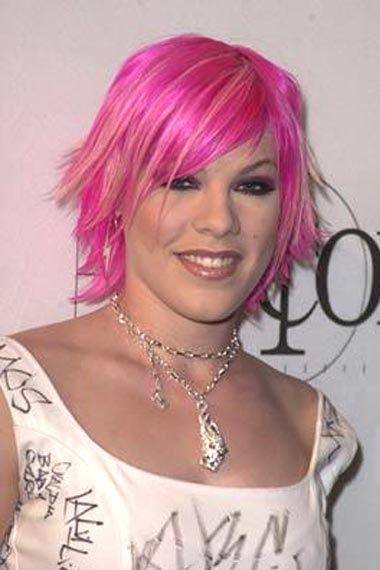 pink hairstyles 2011