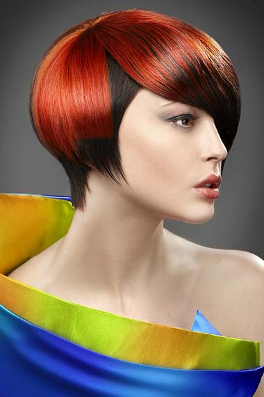 Short and Red Hairstyle 2012