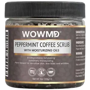 WOWMD Peppermint Coffee Scrub