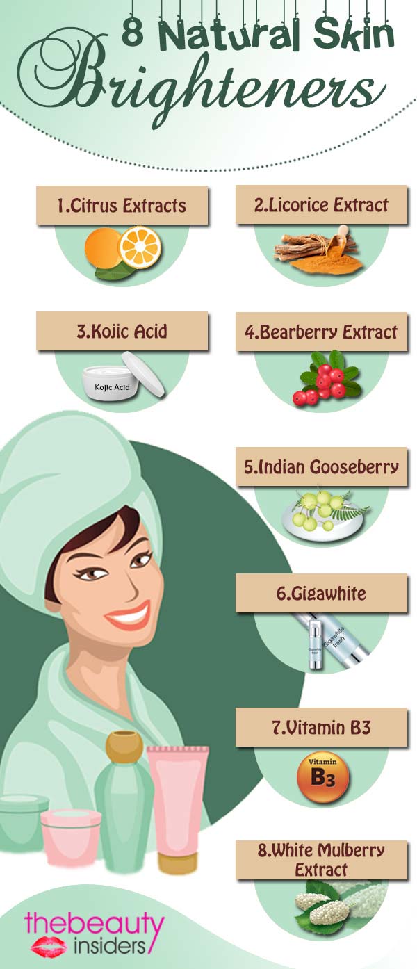 8 Natural Skin Brighteners
