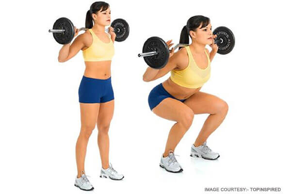 Wide Stance Barbell Squats